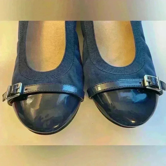 Vionic Navy Blue Spark Neva Ballet Flat Sz 7.5 - Picture 8 of 13